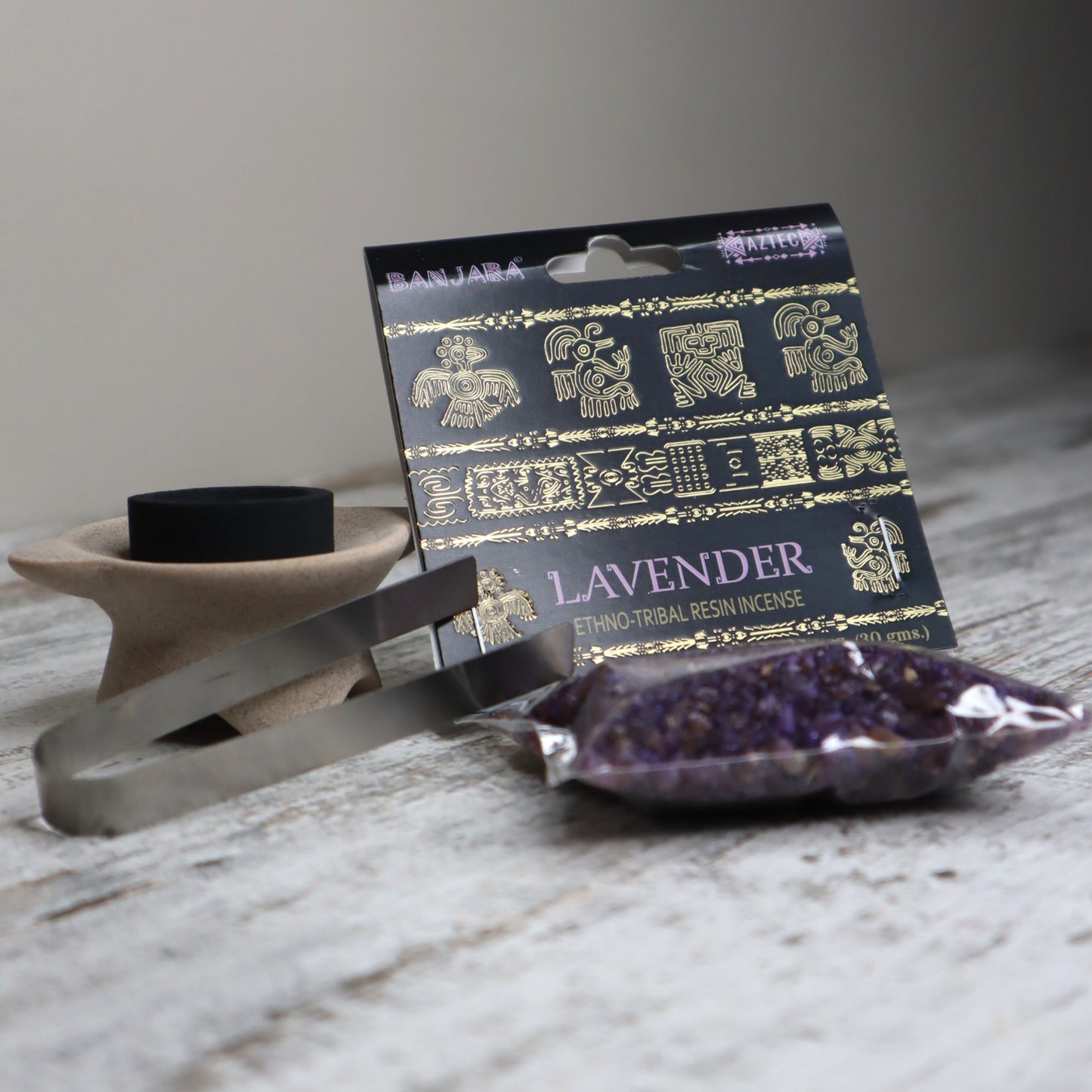 Banjara Lavender Resin Incense 30g | Calm, Relaxation & Peace