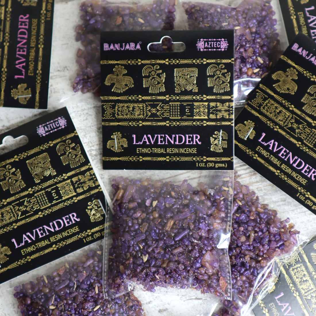 Banjara Lavender Resin Incense 30g | Calm, Relaxation &amp; Peace