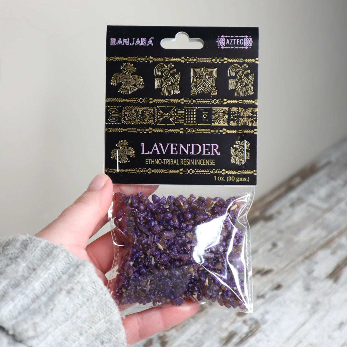 Banjara Lavender Resin Incense 30g | Calm, Relaxation &amp; Peace