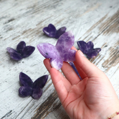 Lepidolite 3D Butterfly | Intuitively Chosen | Calm, Balance & Gentle Transformation