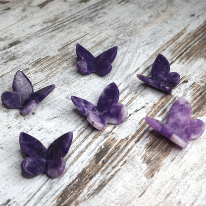 Lepidolite 3D Butterfly | Intuitively Chosen | Calm, Balance & Gentle Transformation