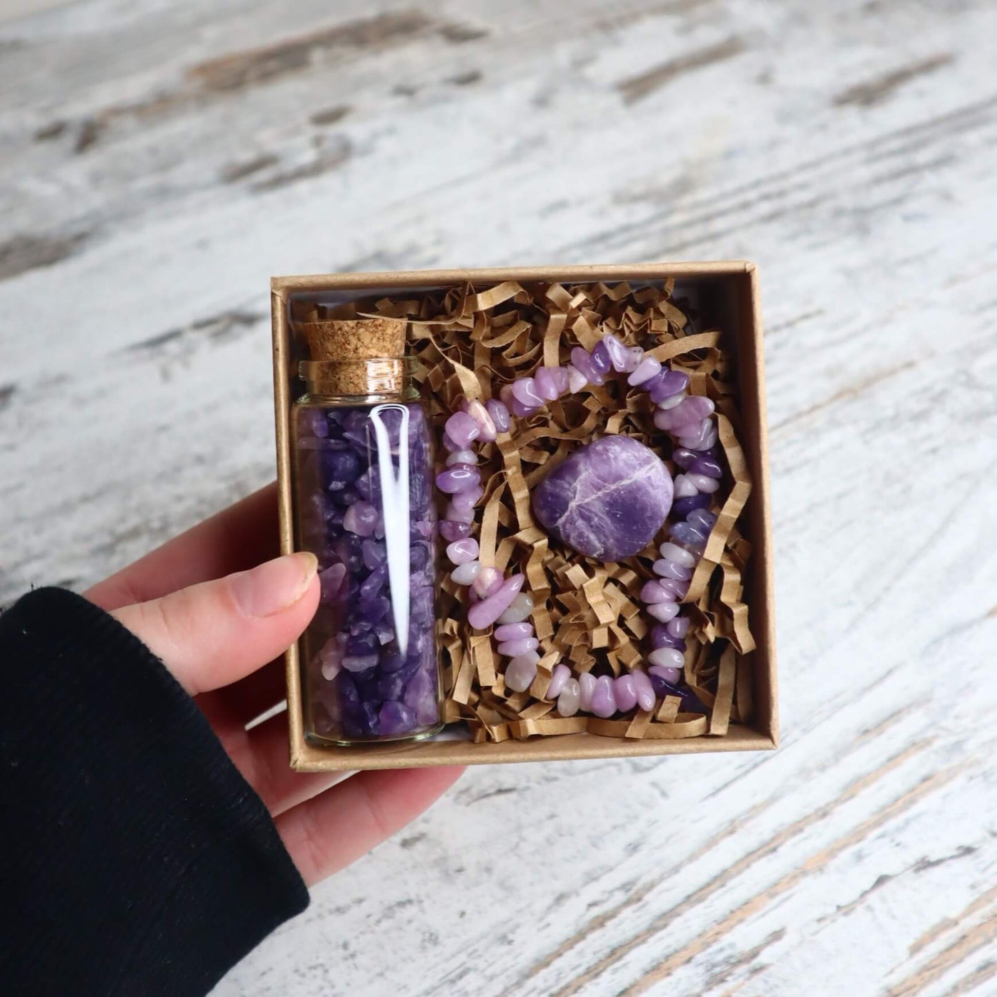 'Chill Pill' Chip Gift Box | Lepidolite