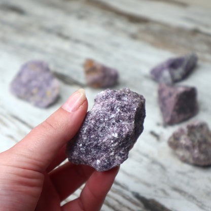 Lepidolite Raw Chunk | Calm, Emotional Balance & Soothing Energy