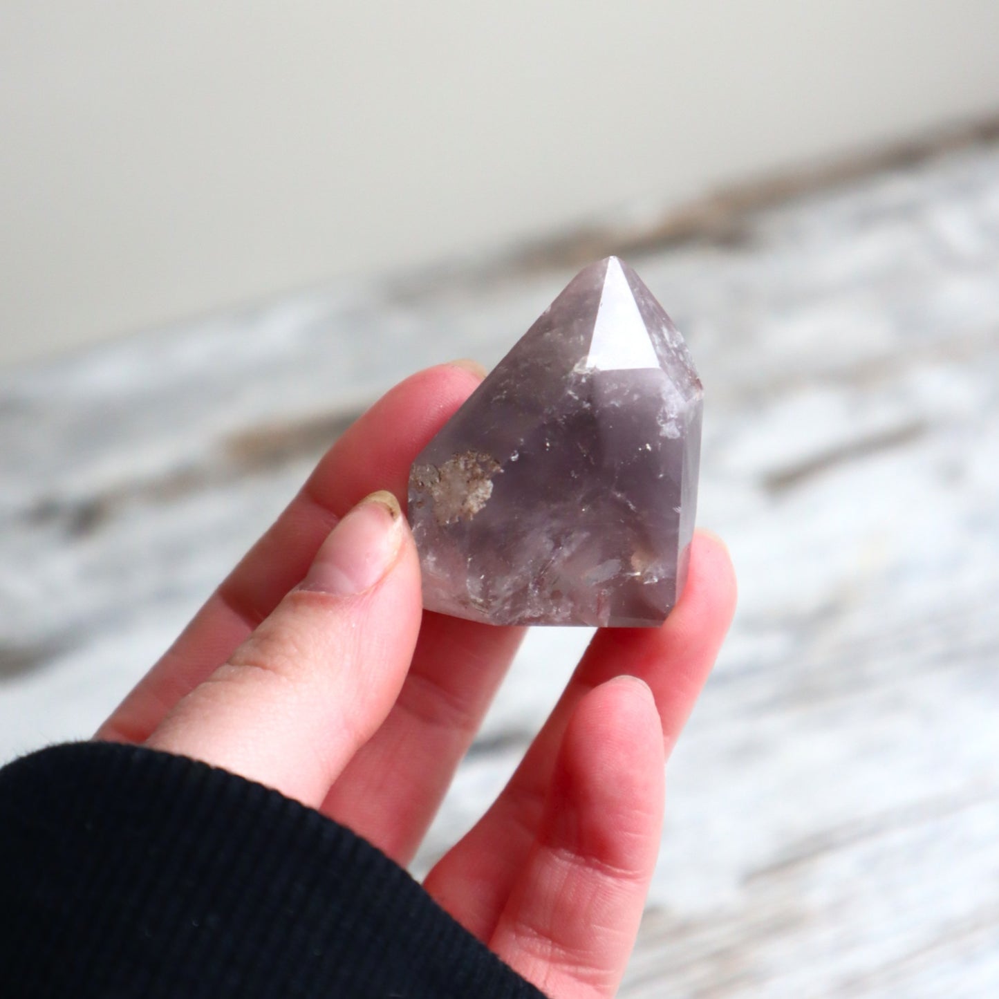 Lithium Quartz Mini Freeform | Inner Peace, Emotional Renewal, & Gentle Strength