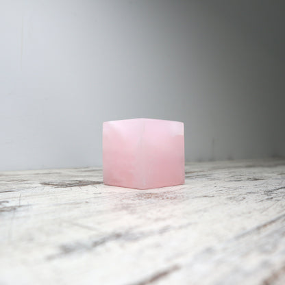 Mangano Calcite Cube | Heart Healing + Self-Love
