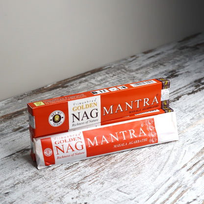 Golden Nag MANTRA Incense