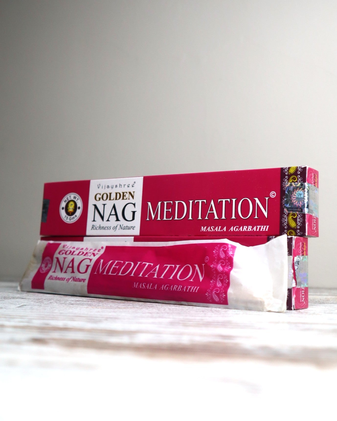 Golden Nag MEDITATION Incense