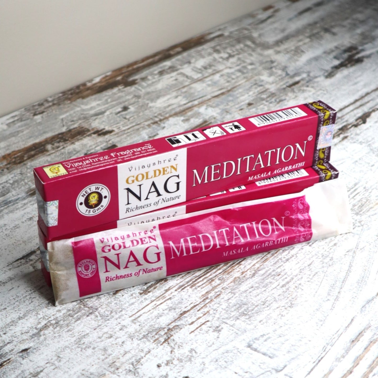 Golden Nag MEDITATION Incense