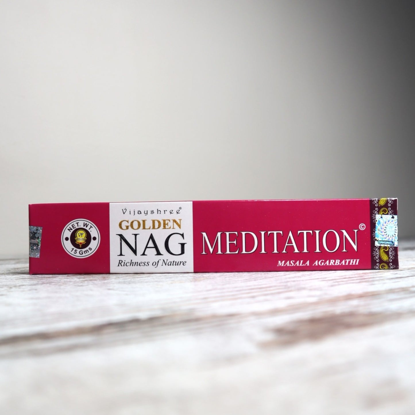 Golden Nag MEDITATION Incense