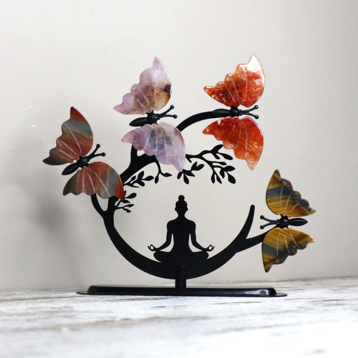 Meditation Butterfly Display | Harmony, Transformation &amp; Mindful Balance
