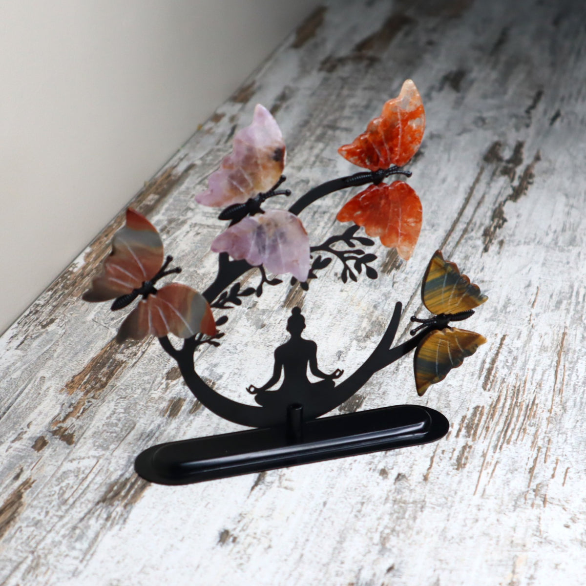 Meditation Butterfly Display | Harmony, Transformation &amp; Mindful Balance