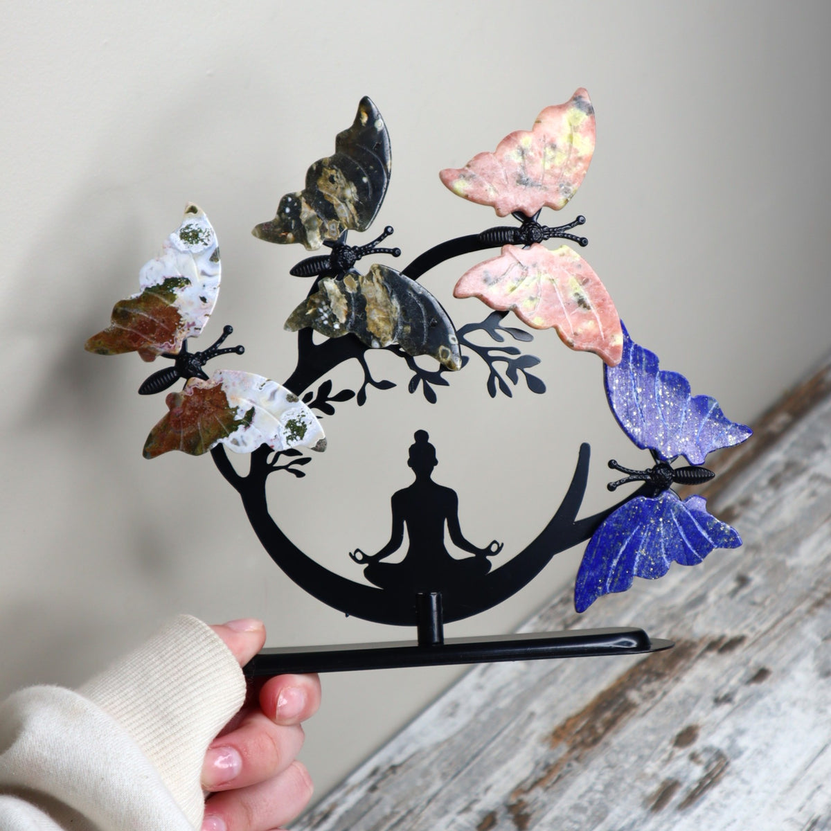 Meditation Butterfly Display | Inner Wisdom, Harmony &amp; Transformation