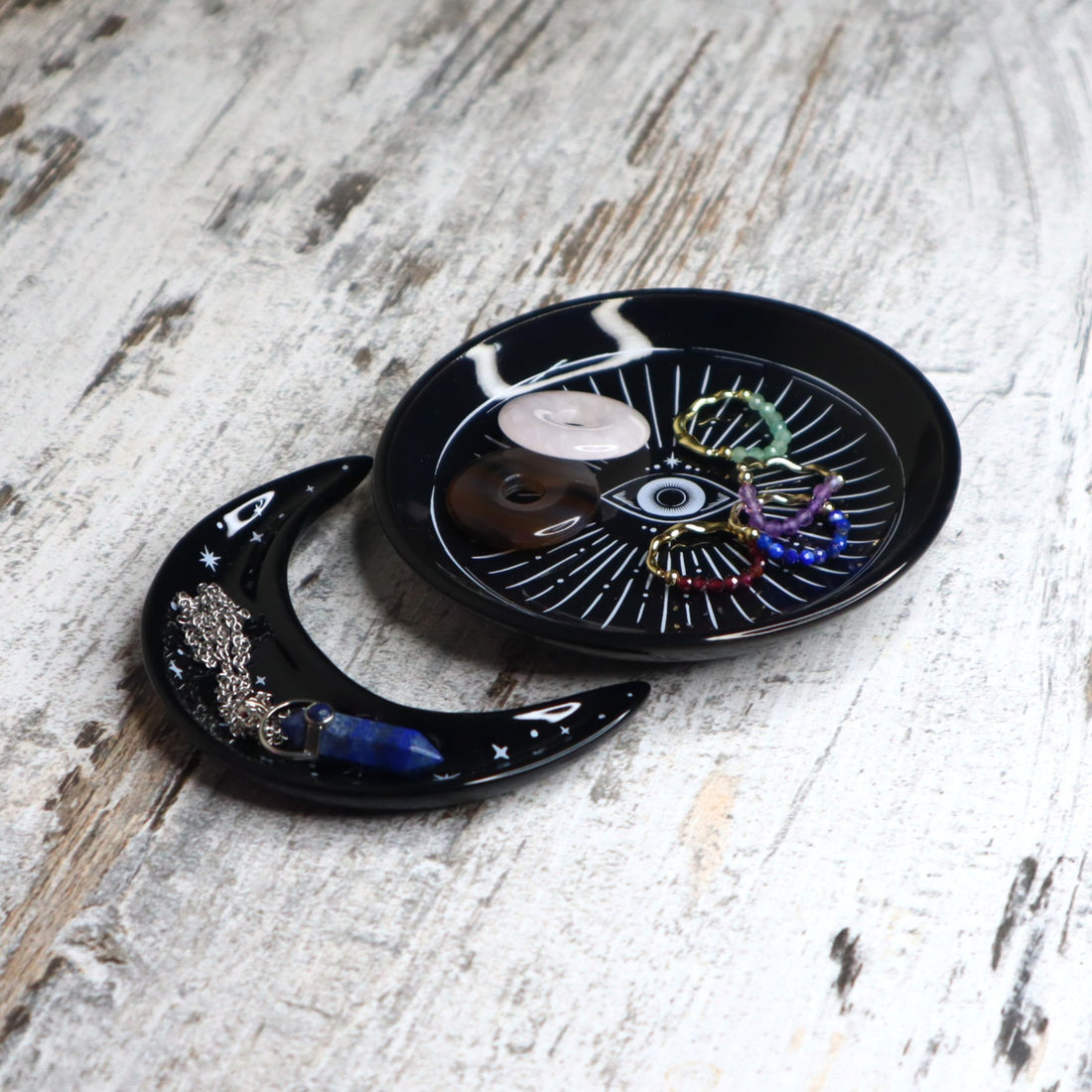 Spellbound Sky Stacking Ceramic Trinket Dish | Intuition, Protection &amp; Celestial Magic