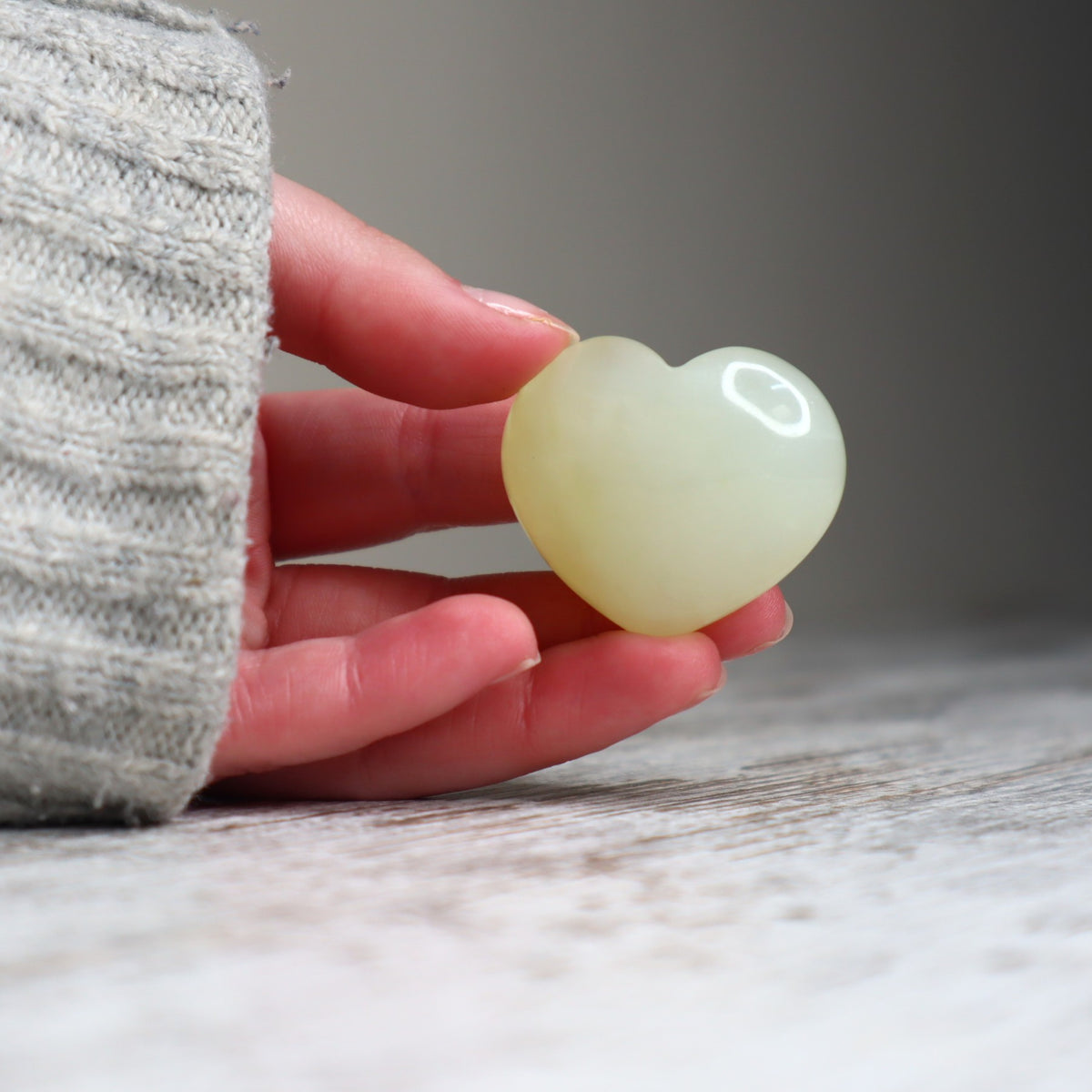 New Jade Mini Heart | Harmony, Calm &amp; Good Fortune