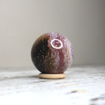 Ocean Jasper Sphere | Joy, Renewal & Emotional Flow