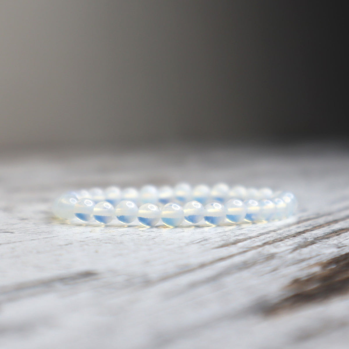 Opalite Bead Bracelet | 6mm | Calm, Clarity &amp; Gentle Transition