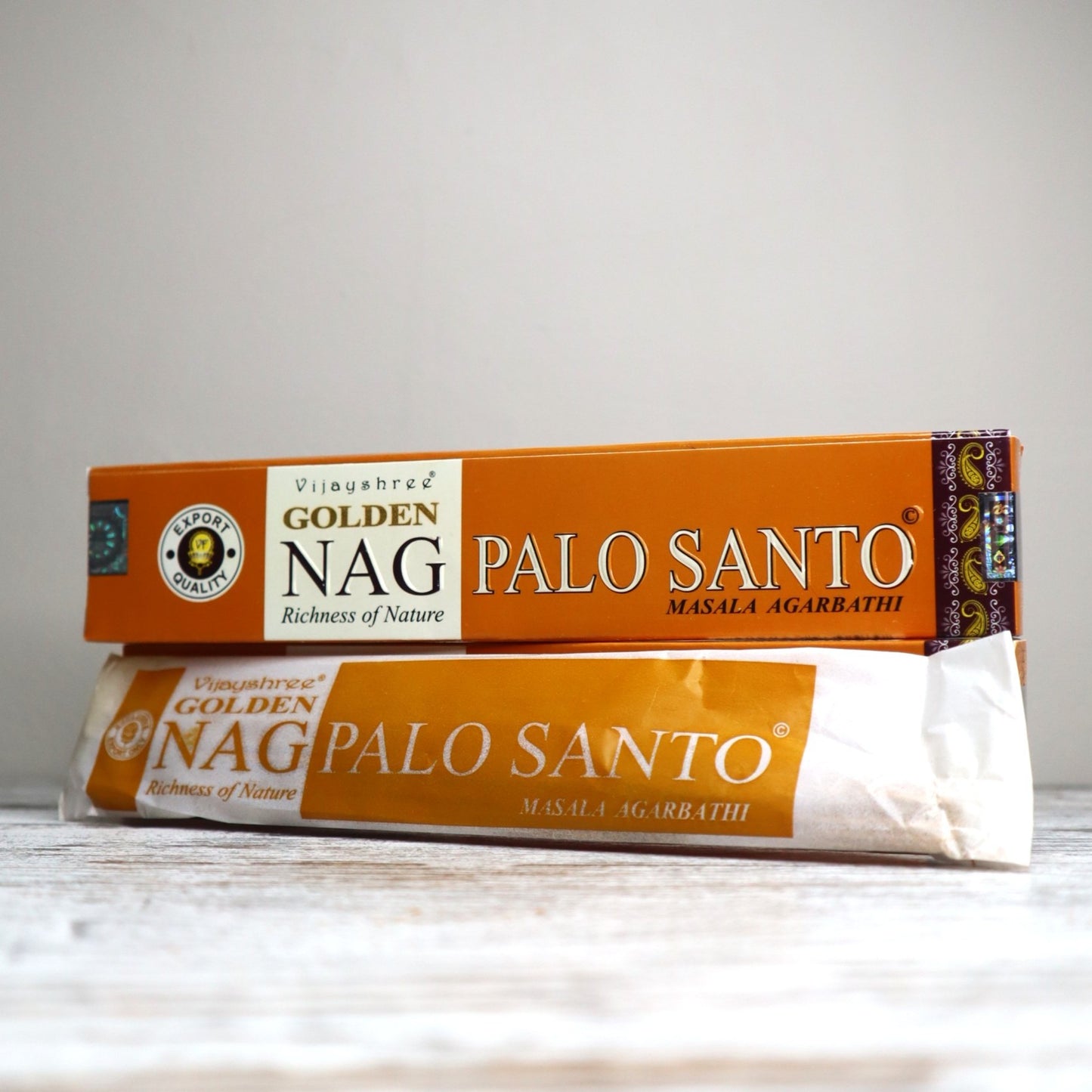 Golden Nag PALO SANTO Incense