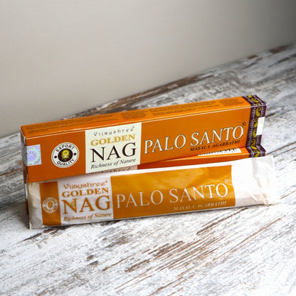 Golden Nag PALO SANTO Incense