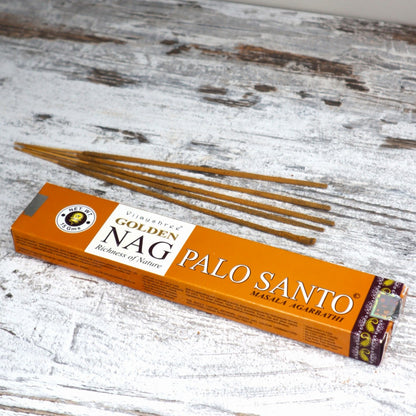 Golden Nag PALO SANTO Incense