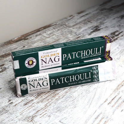 Golden Nag PATCHOULI Incense