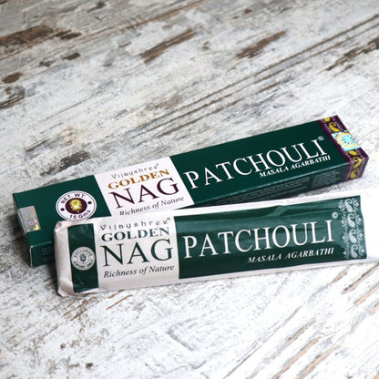 Golden Nag PATCHOULI Incense