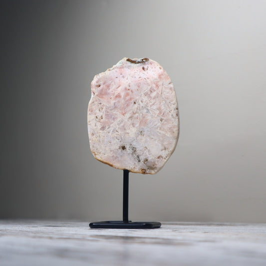 Pink Amethyst Freeform on Stand | Heart Awakening & Emotional Harmony