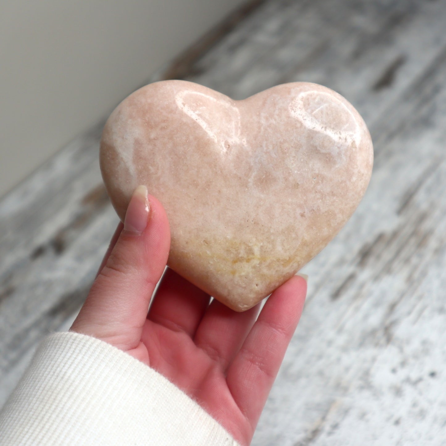 Pink Amethyst Heart | Gentle Healing, Love & Emotional Calm