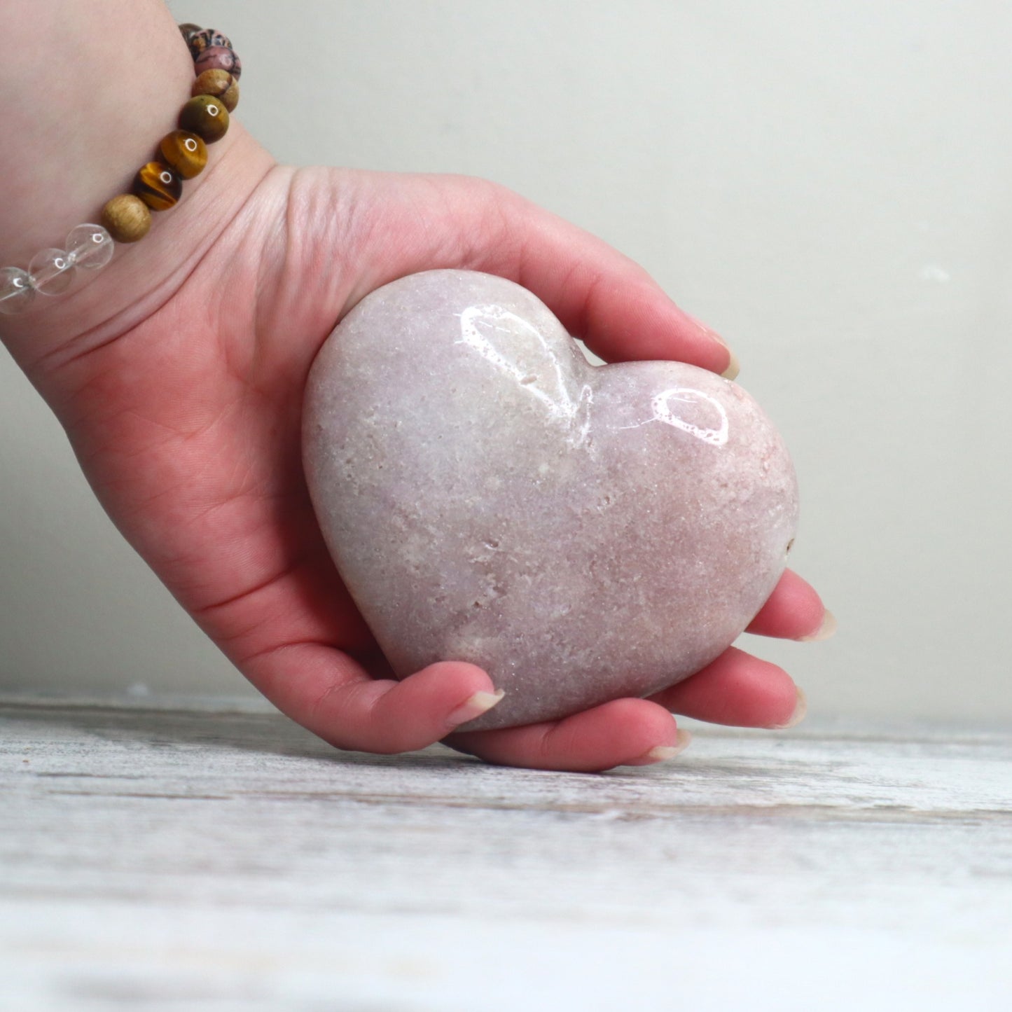 Pink Amethyst Heart | Serenity, Self Love & Gentle Healing