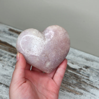Pink Amethyst Heart | Serenity, Self Love & Gentle Healing