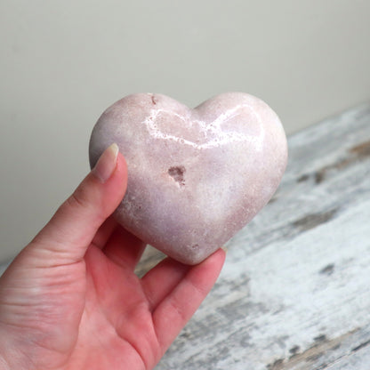 Pink Amethyst Heart | Serenity, Self Love & Gentle Healing