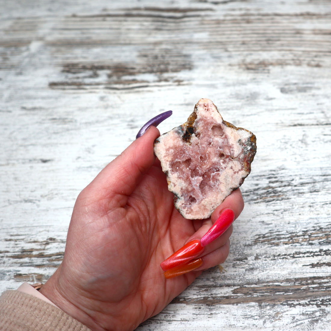 Pink Amethyst Mini Cluster | Heart Healing, Calm &amp; Gentle Protection
