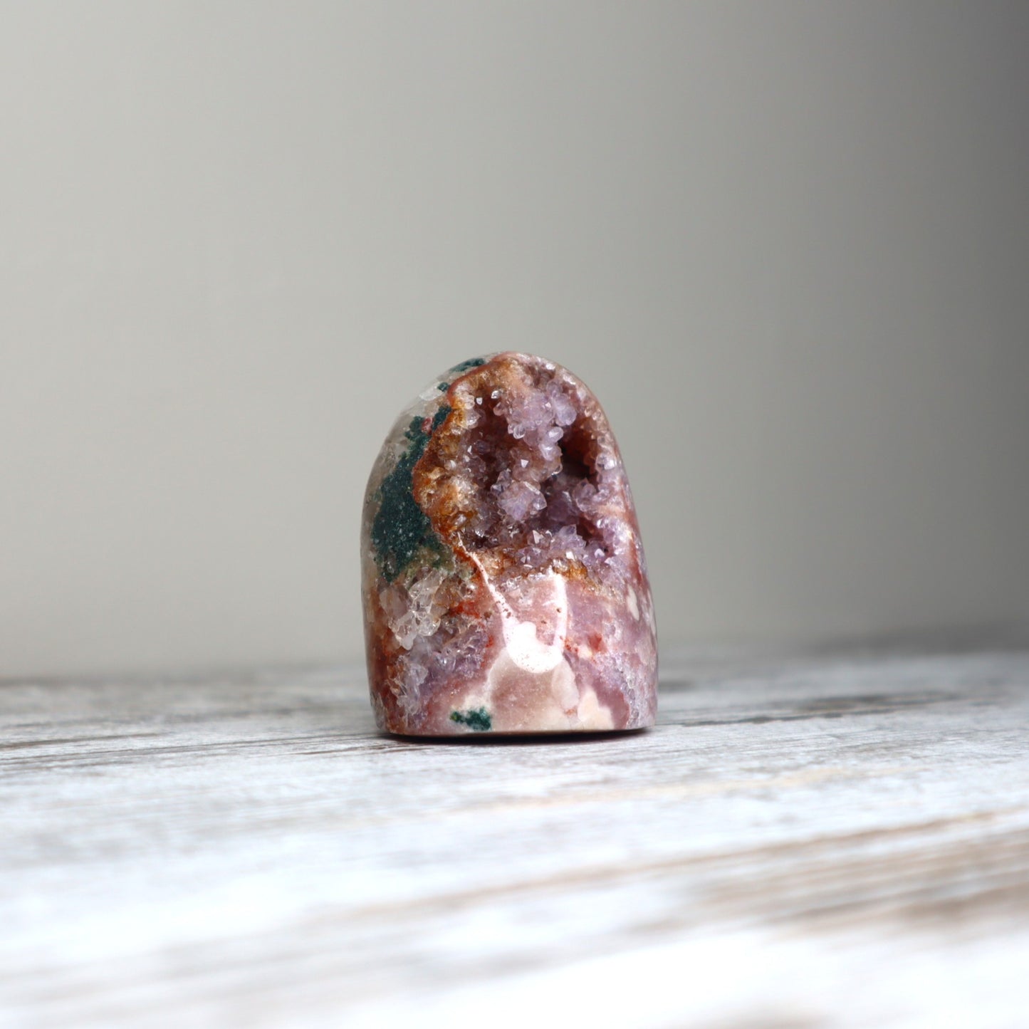 Pink Amethyst Druzy Freeform | Emotional Healing, Intuition & Gentle Strength