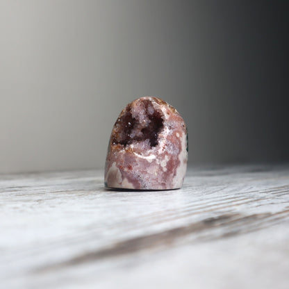 Pink Amethyst Druzy Freeform | Emotional Healing, Intuition & Gentle Strength
