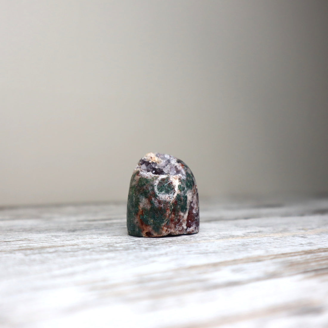 Pink Amethyst &amp; Moss Agate Mini Freeform | Growth, Grounding &amp; Heart Healing