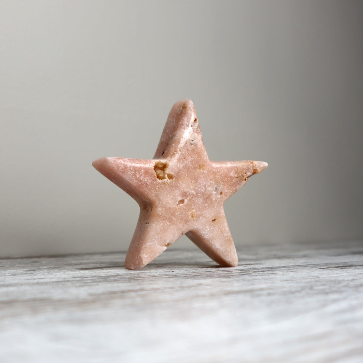 Pink Amethyst Star Carving | Calm, Balance &amp; Gentle Restoration