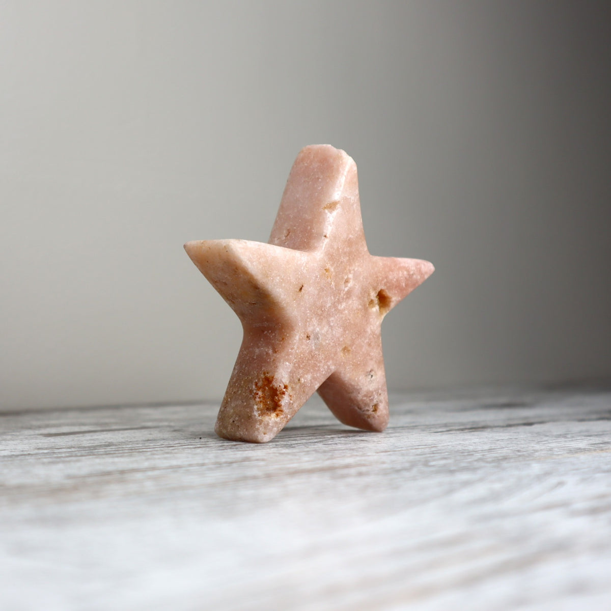 Pink Amethyst Star Carving | Calm, Balance &amp; Gentle Restoration