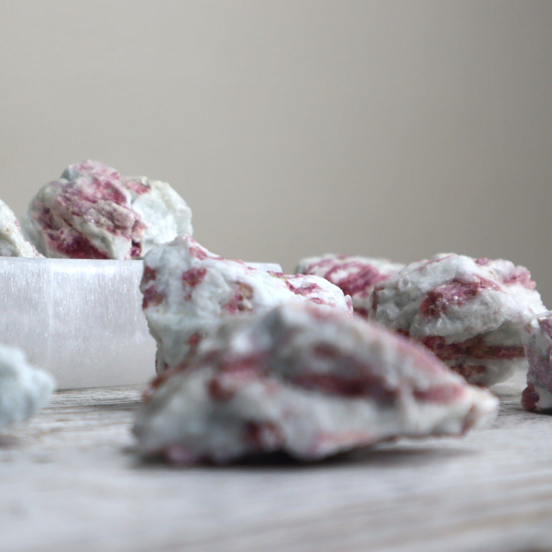 Pink Tourmaline Raw in Matrix | Love, Emotional Healing &amp; Heart Support