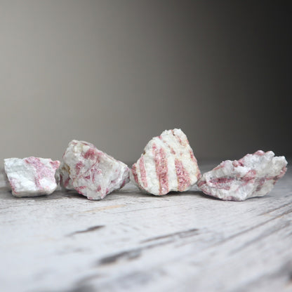 Pink Tourmaline Raw in Matrix | Love, Emotional Healing & Heart Support