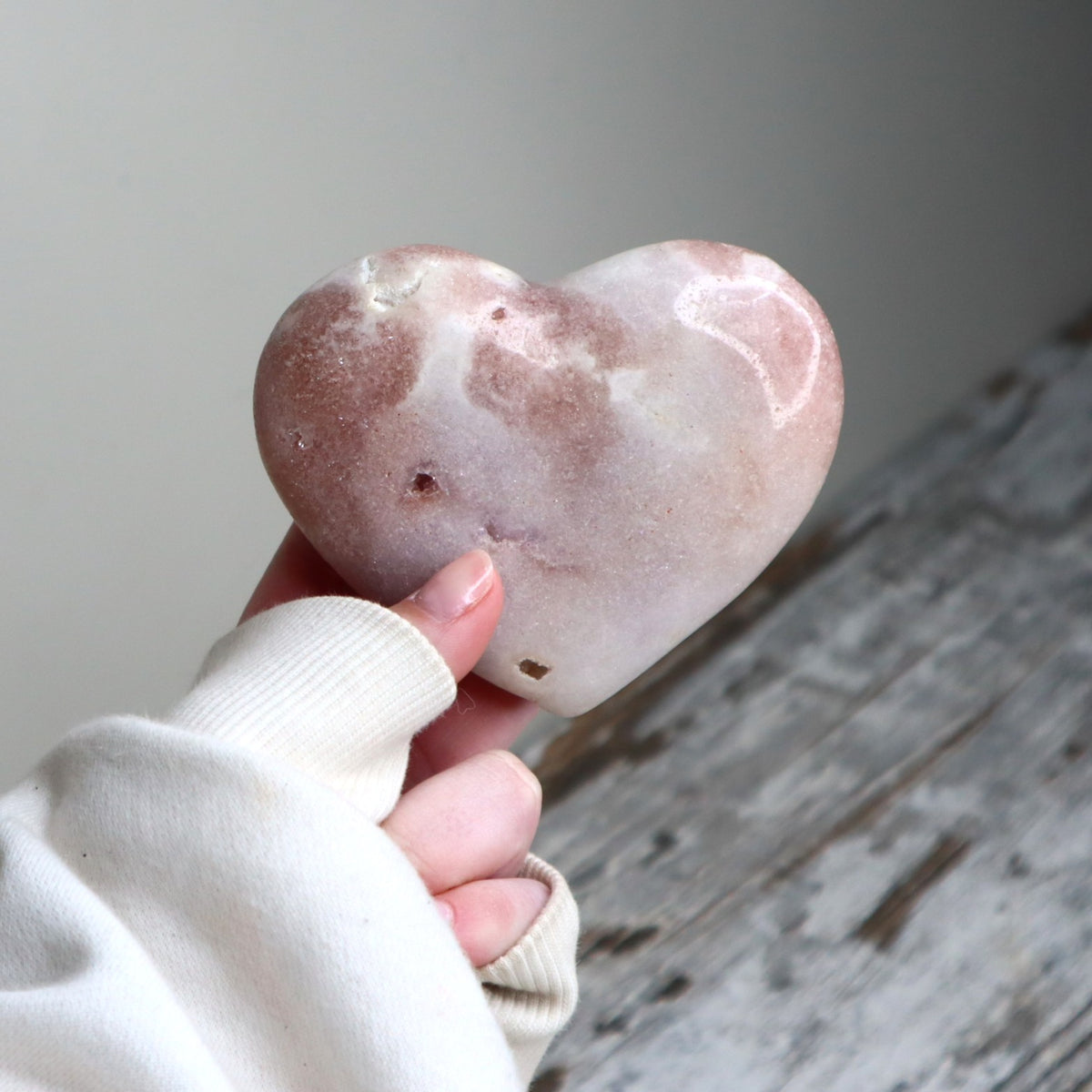 Pink Amethyst Heart | Gentle Healing, Self-Compassion &amp; Emotional Renewal