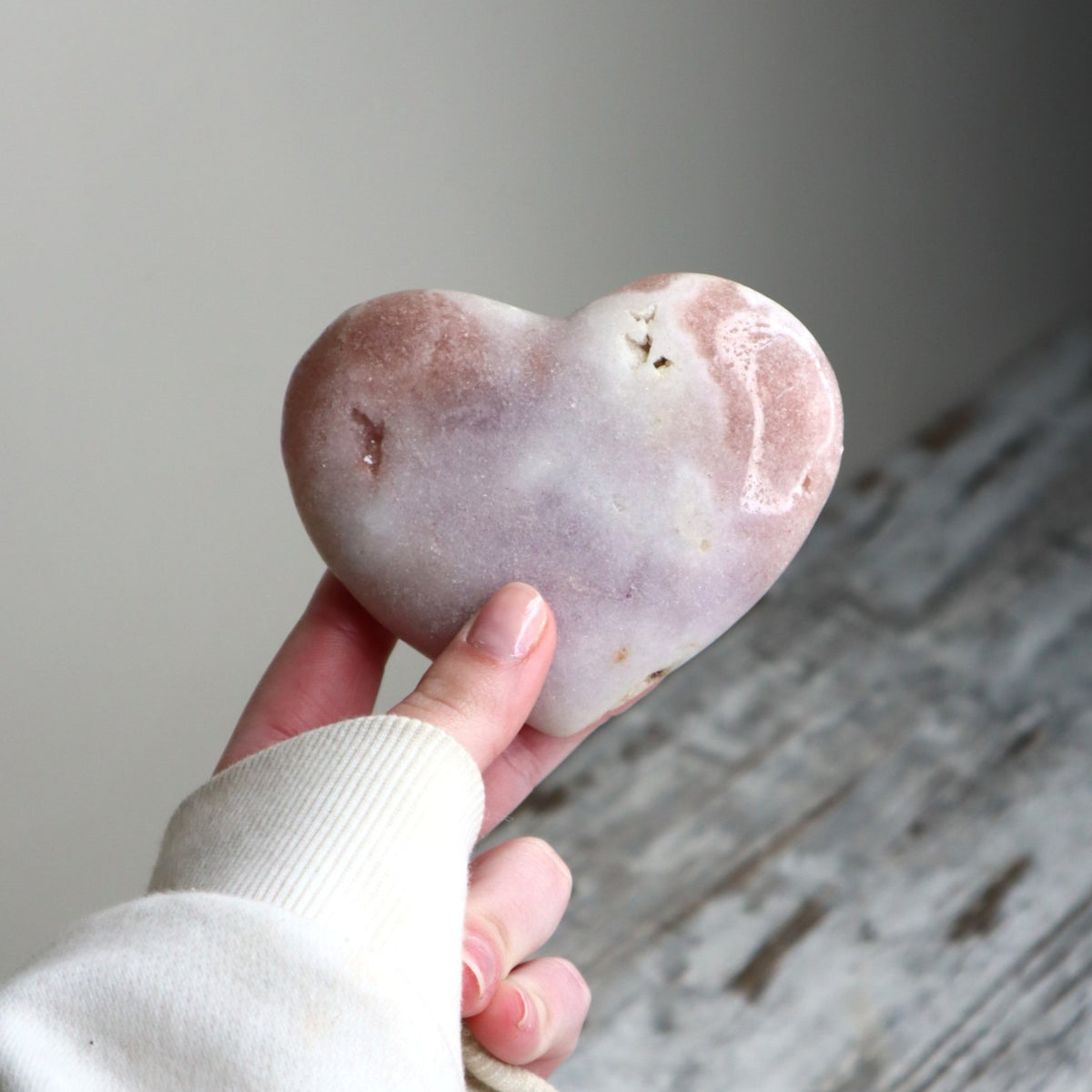 Pink Amethyst Heart | Gentle Healing, Self-Compassion &amp; Emotional Renewal