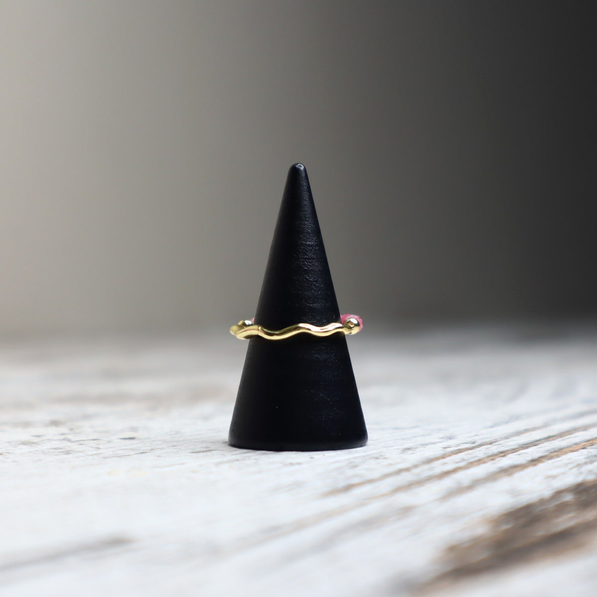 Pink Tourmaline Beaded Ring | Love, Emotional Healing &amp; Self-Worth