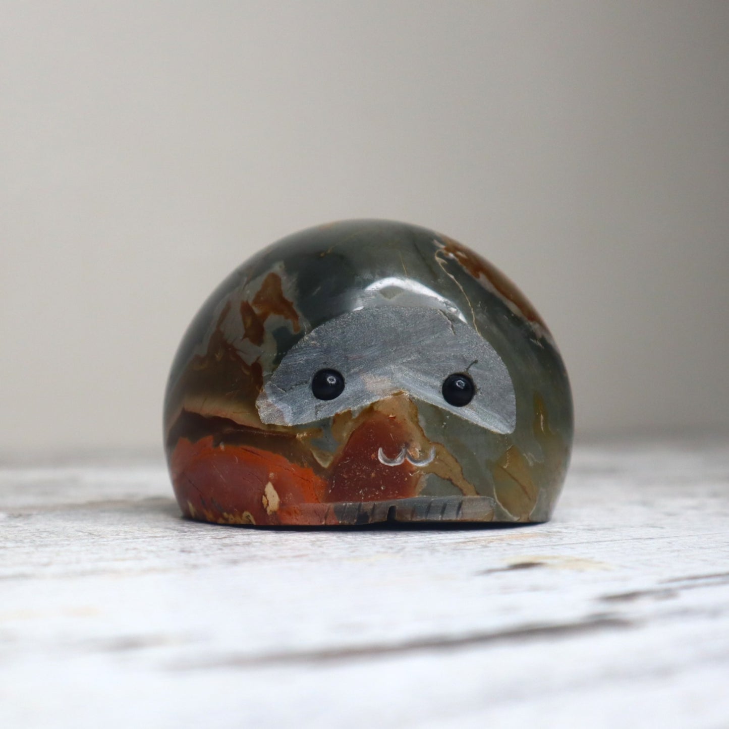 Polychrome Jasper Companion Carving | Grounding, Stability & Emotional Strength