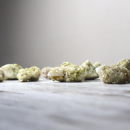 Prehnite Raw Mini Clusters | Calm, Healing & Heart Connection