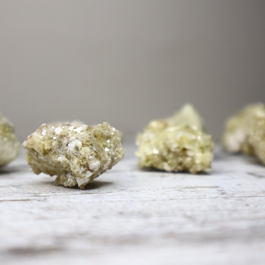 Prehnite Raw Mini Clusters | Calm, Healing &amp; Heart Connection