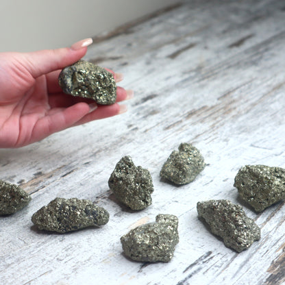 Pyrite Cluster Mini | Protection, Confidence & Abundance