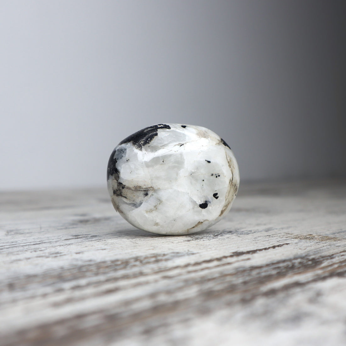Rainbow Moonstone Palm Stone | Intuition, Emotional Balance &amp; New Beginnings