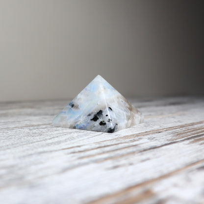 Rainbow Moonstone Pyramid
