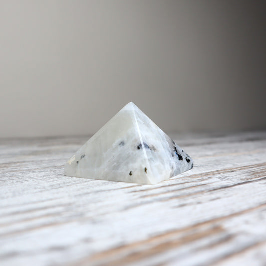 Rainbow Moonstone Pyramid