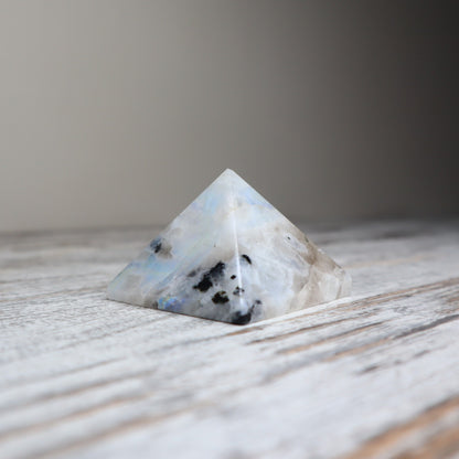 Rainbow Moonstone Pyramid