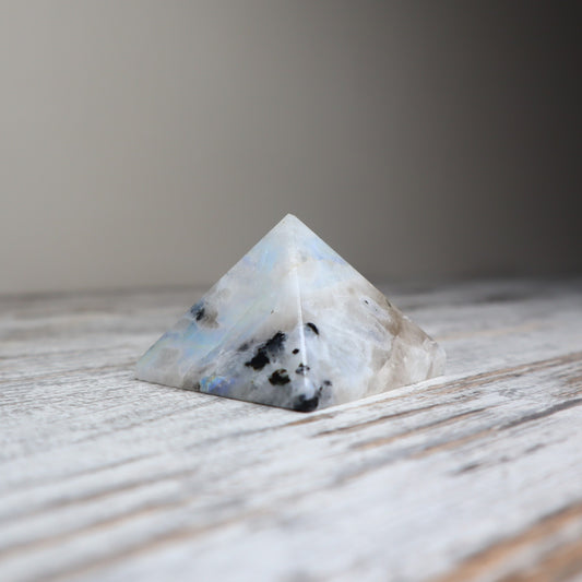Rainbow Moonstone Pyramid